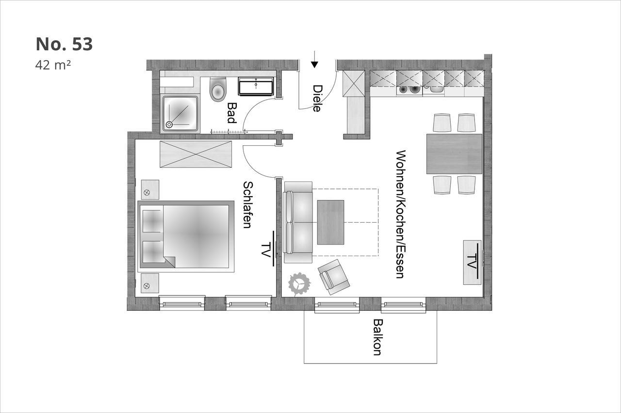 Ferienwohnung Min Hüsung by Rujana Ostseebad Ostseebad Binz Exterior foto